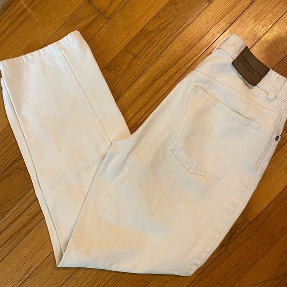 Vintage Ralph Lauren White Straight Jeans - Picture 1 of 8